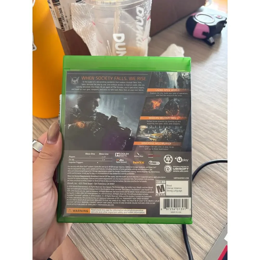 Tom Clancy’s The Division Xbox One Complete CIB